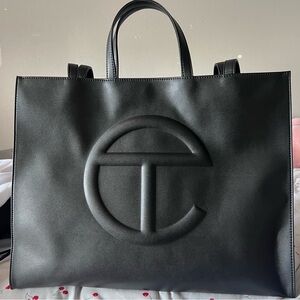 Telfar Large Black Bag